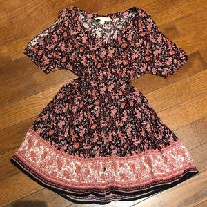Cute bohemian cotton dress